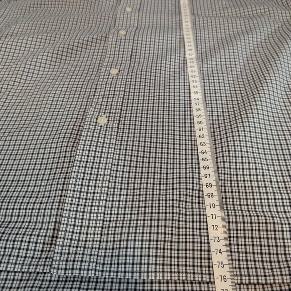 Vintage Ralph Lauren Black and White Check Shirt Button Down Men's - Size XL - Picture 13 of 15